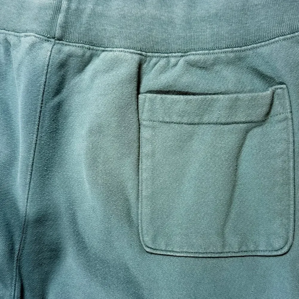 Champion Men’s XL Joggers Reverse Weave Aqua Blue Camo Logo Sweatpants